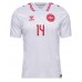 Maillot de foot Danemark Mikkel Damsgaard #14 Extérieur vêtements Europe 2024 Manches Courtes